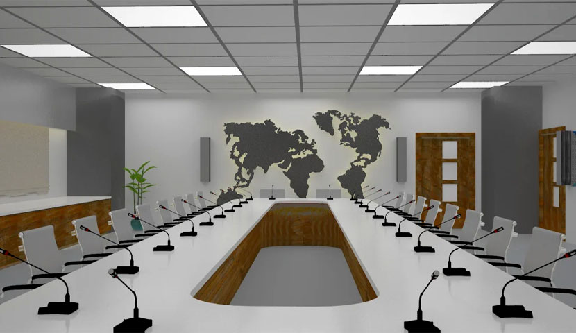 طراحی سالن کنفرانس مدرسه