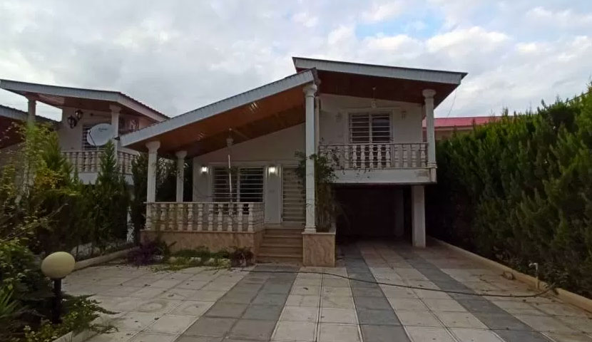 طراحی ویلا نیم پیلوت ساده