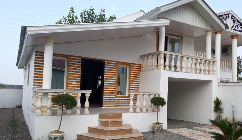 طراحی ویلا نیم پیلوت ساده