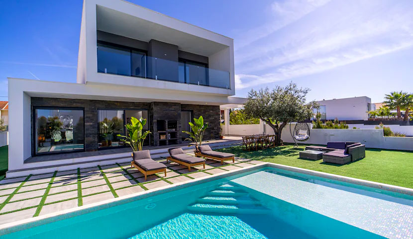  طراحی نمای ویلا دوبلکس کوچک