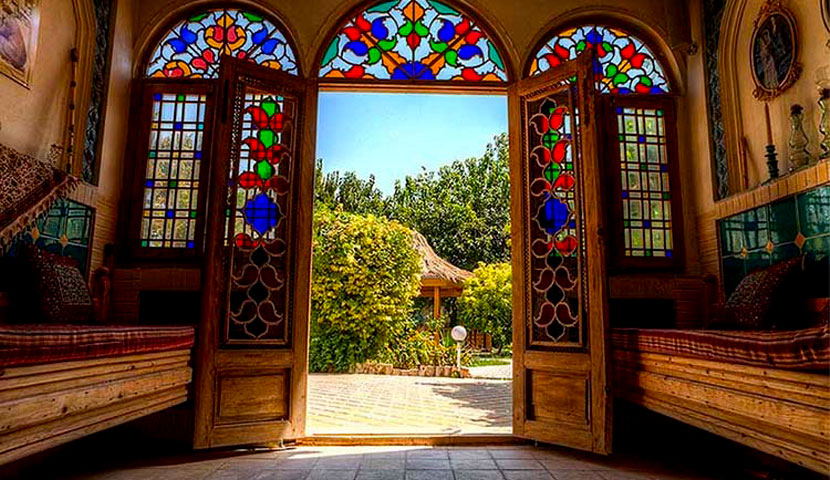 طراحی ویلا باغ سنتی