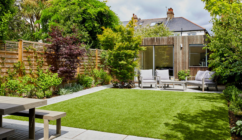 طراحی فضای سبز ویلا سنتی 