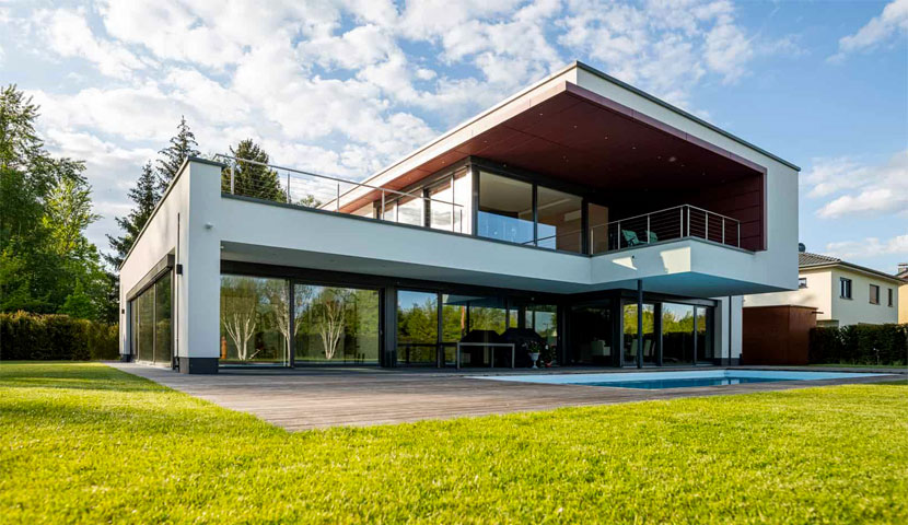 هزینه طراحی ویلا فلت 