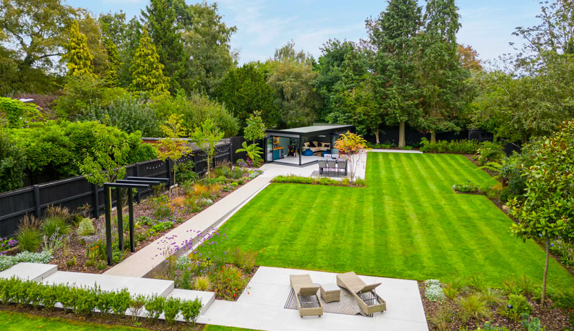 طراحی فضای سبز ویلا باغ