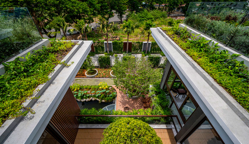 طراحی فضای سبز ویلا 