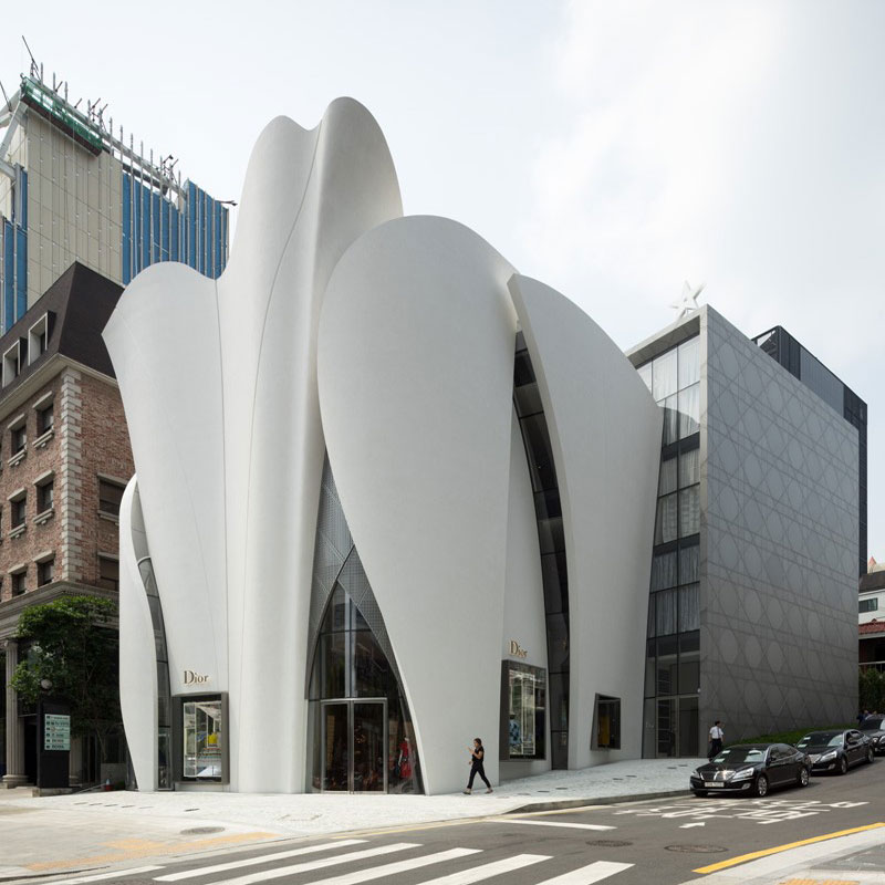 طراحی خانه دیور کره جنوبی