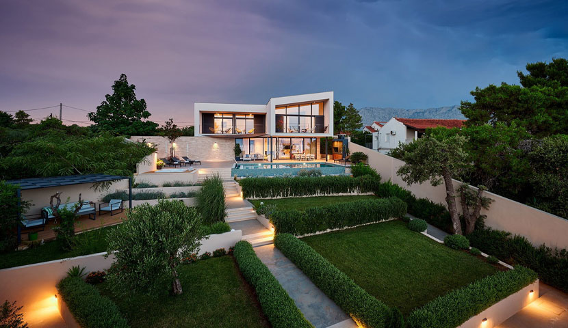  طراحی نمای ویلا دوبلکس