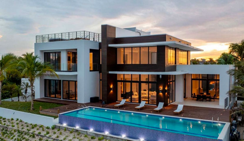  طراحی نمای ویلا دوبلکس