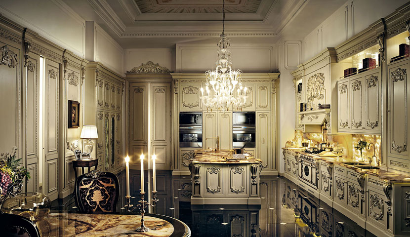 اصول طراحی آشپزخانه به سبک کلاسیک