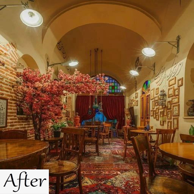 بازسازی رستوران قدیمی ایرانی