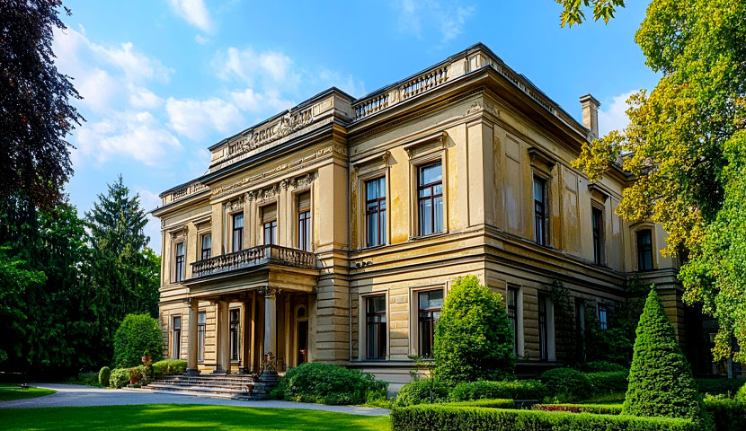 طراحی نمای ویلا 