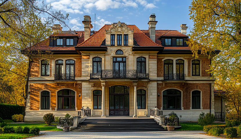 طراحی نمای ویلا 