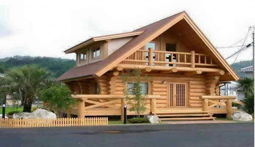 طراحی کلبه چوبی