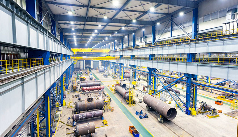 اصول طراحی داخلی کارخانه صنعتی