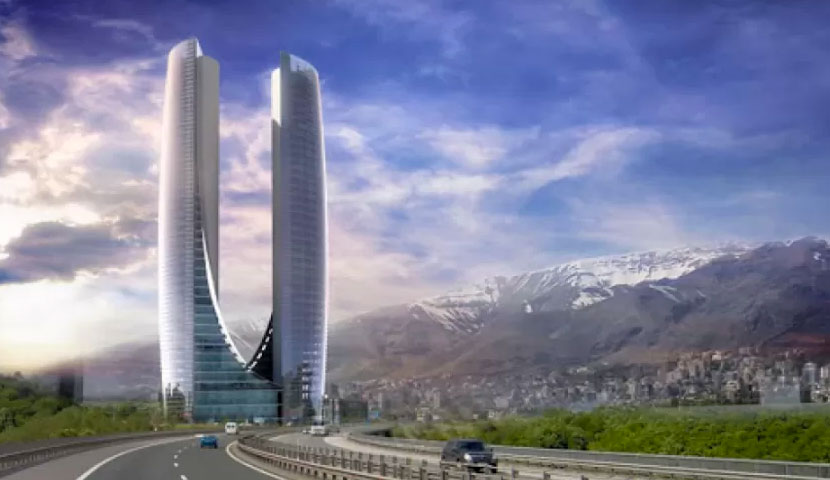 برج دوقلو سامان