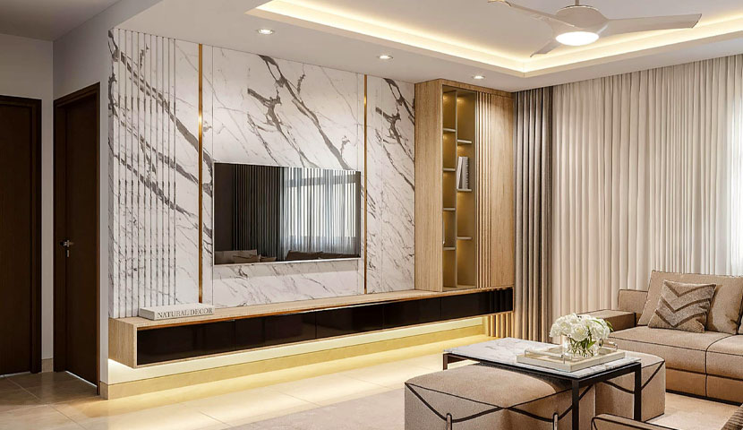 طراحی تی وی وال