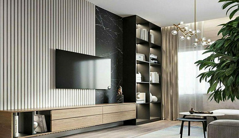 طراحی تی وی وال با ترمووال