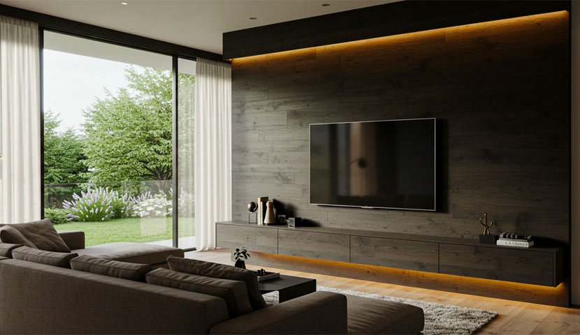 طراحی تی وی وال مدرن