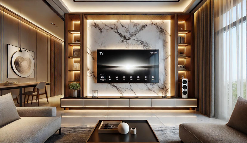 طراحی تی وی وال مدرن