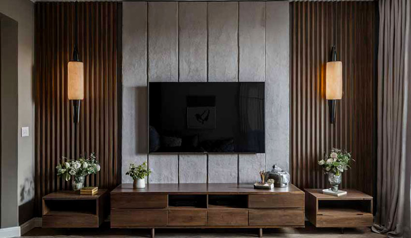 طراحی تی وی وال مدرن