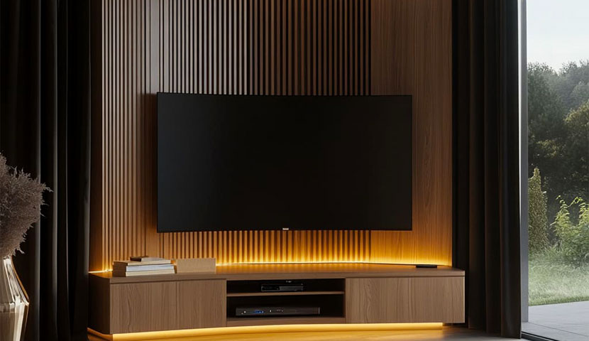 طراحی تی وی وال کنج