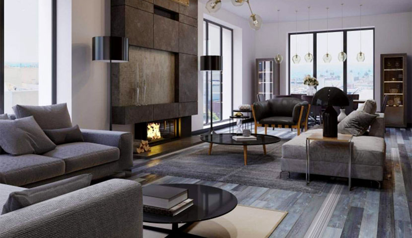 طراحی داخلی ویلا دوبلکس مدرن