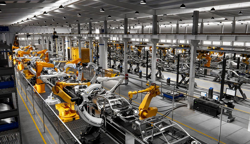 طراحی داخلی کارخانه صنعتی مدرن