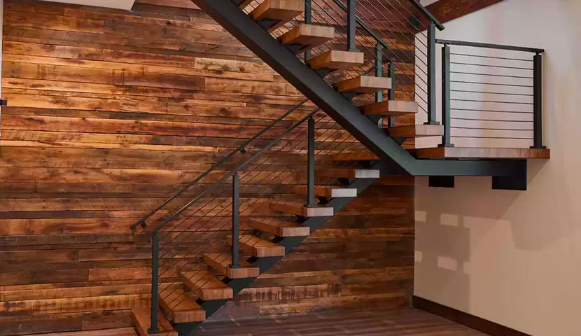 طراحی راه پله بیرون ساختمان