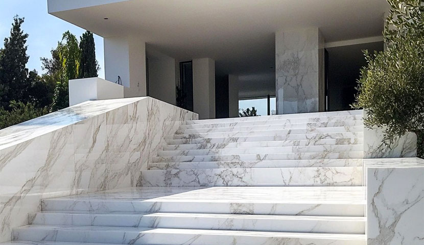 طراحی راه پله ورودی ساختمان