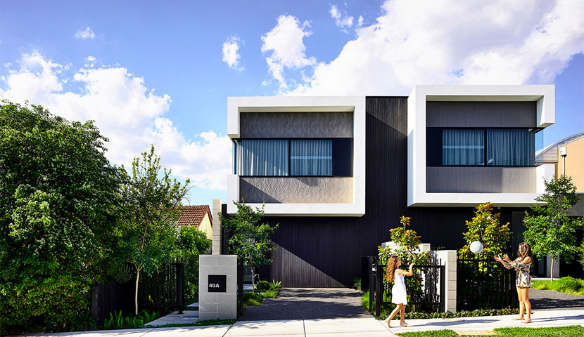 طراحی ویلا دوبلکس فلت