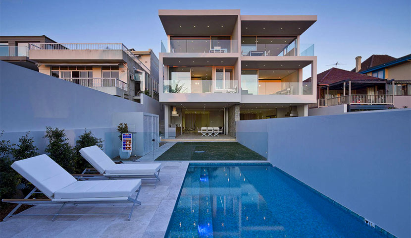 طراحی ویلا دوبلکس مینیمال 