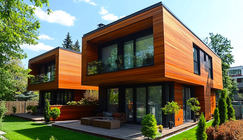 طراحی ویلا دوبلکس مینیمال 