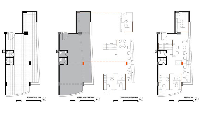 طراحی پلان ساختمان اداری