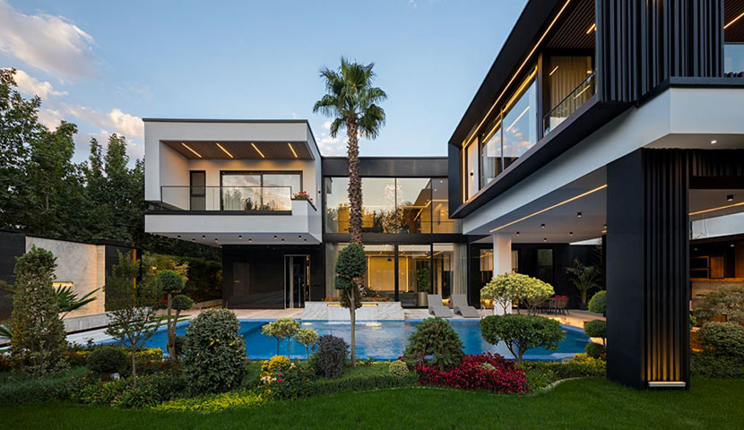 هزینه طراحی ویلا دوبلکس مدرن