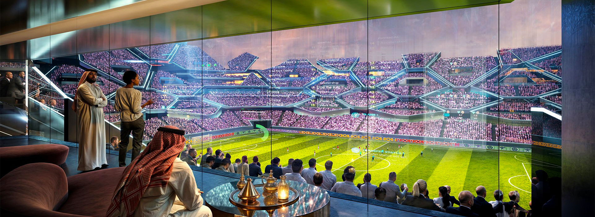  استادیوم معلق در عربستان