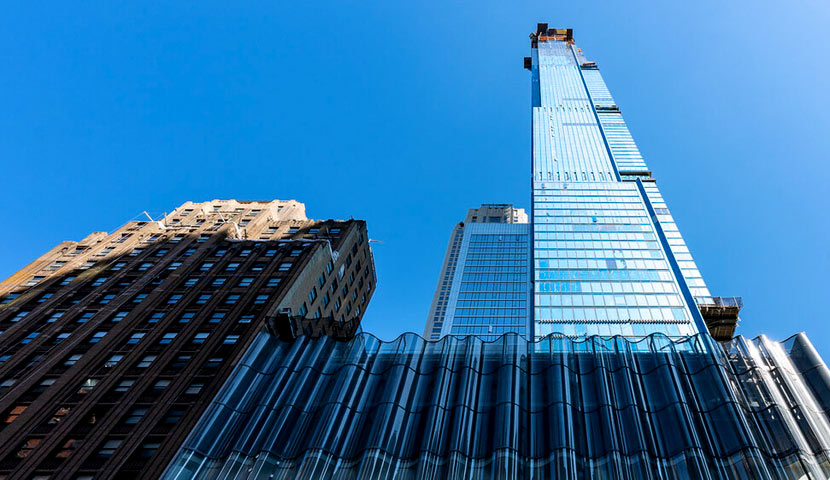 ساختار اصلی برج سنترال پارک نیویورک