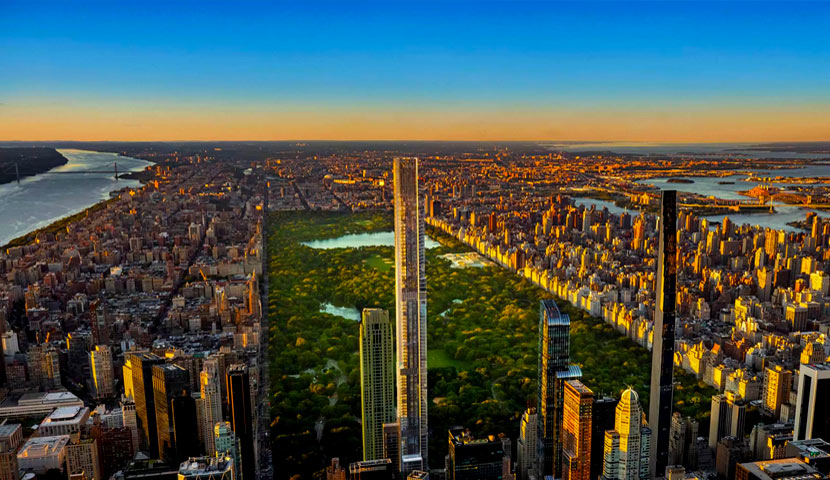 موقعیت مکانی برج سنترال پارک نیویورک