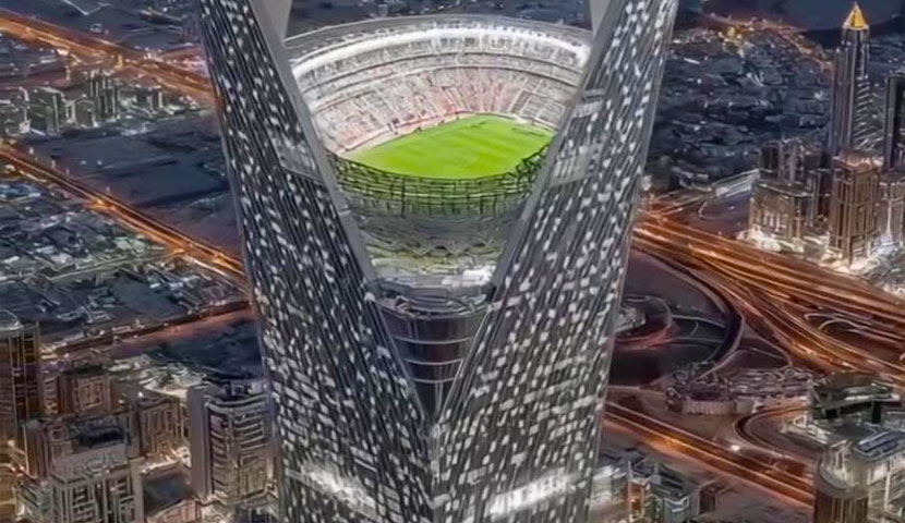  استادیوم معلق در عربستان