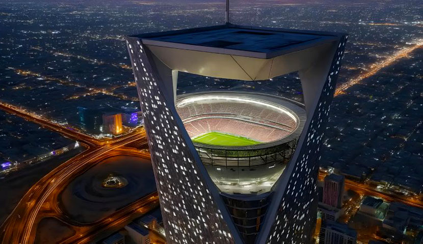  استادیوم معلق در عربستان