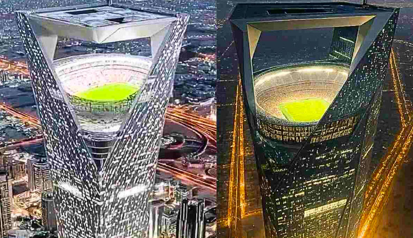  استادیوم معلق در عربستان