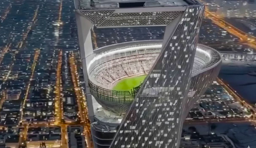  استادیوم معلق در عربستان