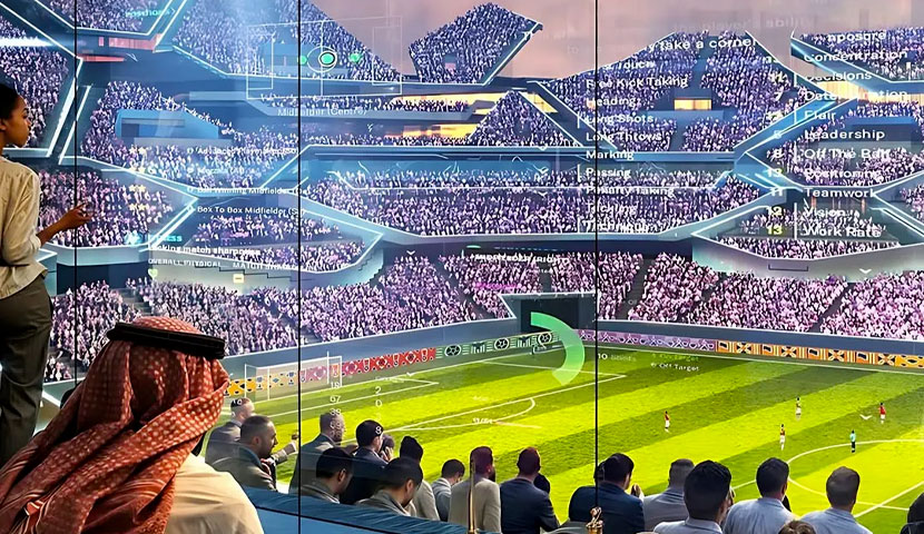  استادیوم معلق در عربستان