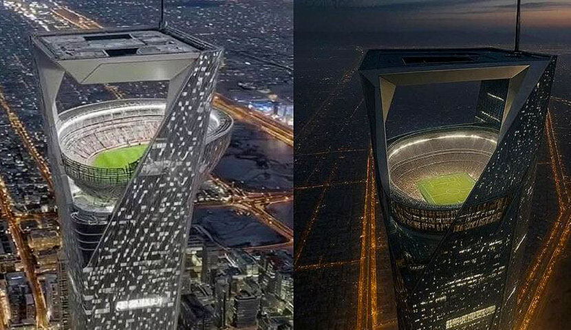  استادیوم معلق در عربستان