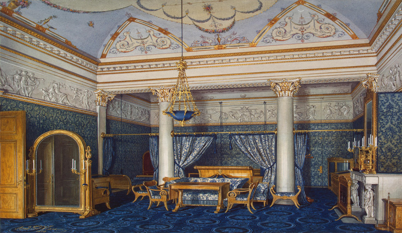 اتاق خواب کاخ زمستانی روسیه