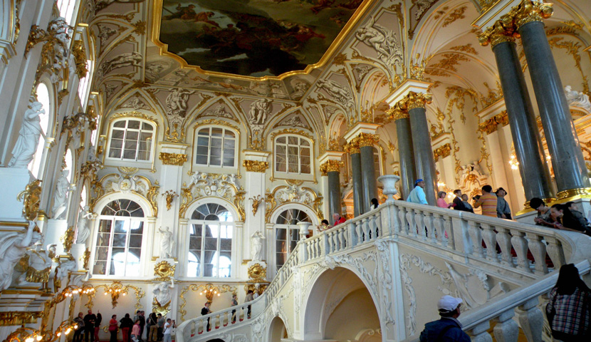 طراحی داخلی کاخ زمستانی روسیه