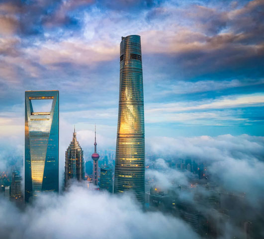 آسمان خراش شانگهای چین