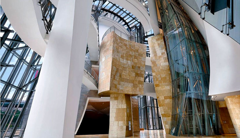 طراحی داخلی موزه گوگنهایم بیلبائو