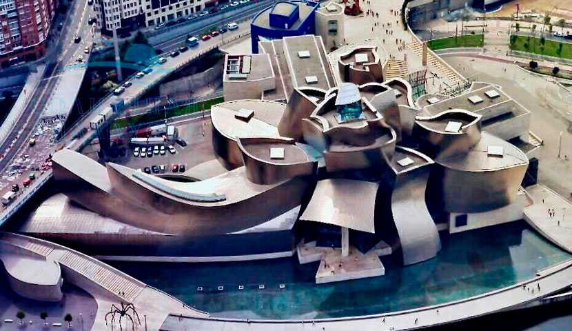پلان موزه گوگنهایم بیلبائو