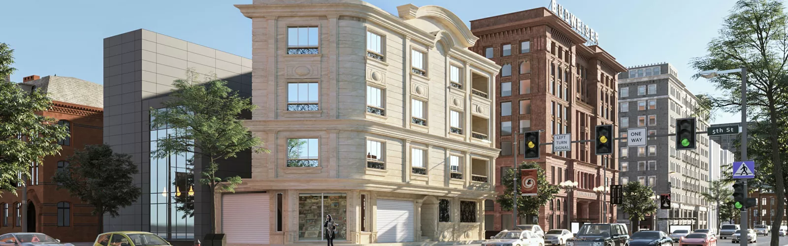 طراحی نمای مسکونی علوی