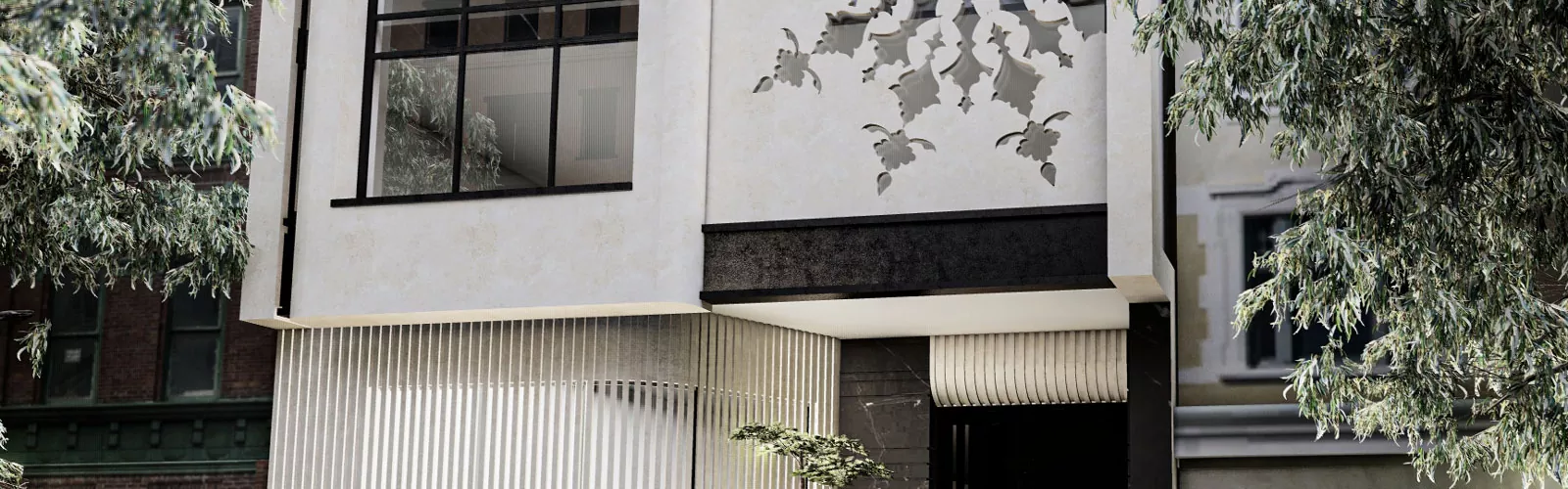 طراحی نمای مدرن عمارت خورشید